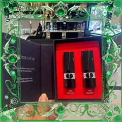 (Bản Mới) Set Son Dior Rouge 999 & 100 Mini 1.5g 341602 Chính Hãng