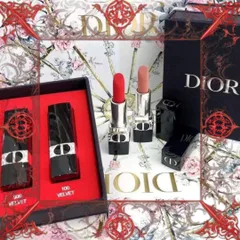 (Bản Mới) Set Son Dior Rouge 999 & 100 Mini 1.5g 341602 Chính Hãng