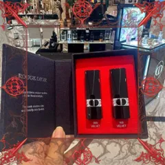 (Loại Tốt) [ nobox ] Set Son Dior Rouge 999 & 100 Mini 1.5g Mẫu Mới