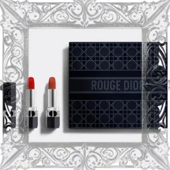 (Cao Cấp) [ nobox ] Set Son Dior Rouge Dior Duo Collection Set Màu 999 & 840 Cao Cấp