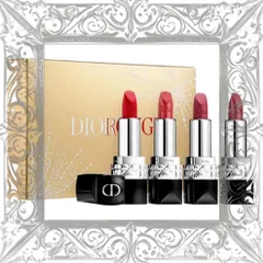 (Bản Mới) [ nobox ] Set Son Dior Mini Rouge Lipstick 4 Màu Hàng Chuẩn