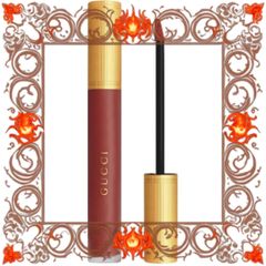 (Loại Tốt) Son Kem Gucci 521 Nellie Cherrie Màu Đỏ Gạch 341918 Mẫu Mới