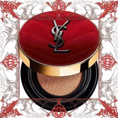 (Đẳng Cấp) Phấn Nước Yves Saint Laurent YSL Le Cushion Encre De Peau Luminous Matte Cushion Foundation Vỏ Đỏ Tone 10 Porcelain Cao Cấp