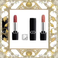 (Cao Cấp) Set Son Dior Rouge Dior Plan De Paris Collection Limited Edition 2 Món (720 Icone + 100 New Look) 346313 Nội Địa