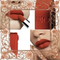 (Đẳng Cấp) Son Dior 777 Fahrenheit Velvet Finish Màu Đỏ Cam 348319 Mẫu Mới