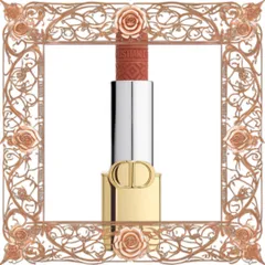 (Cao Cấp) Son Dior Rouge Dior Lipstick Limited Edition Golden Case 188 Velvet Màu Cam Đất 348385 Nội Địa