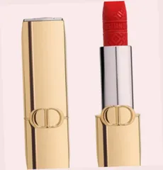 (Nhập Khẩu) [ tester ] Son Lì Dior Rouge Lipstick Limited Edition Golden Case 999 Velvet Finish Màu Đỏ Tươi Chính Hãng Nhập Khẩu