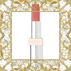 (Bản Mới) Son Prada Monochrome Hyper Matte B02 Quartz Lipstick Màu Hồng Đào Quyến Rũ, Trang Điểm Đẳng Cấp Từ Pháp Nội Địa