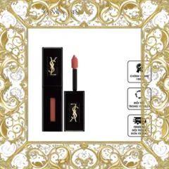 (Hàng Chuẩn) Son kem YSL Vinyl Cream Lip Stain 610 Nude Champion 356993 Hàng Chuẩn