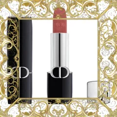 (Hàng Chất) [ tester ] Son Lì Dior Rouge Couture Floral Velvet Lipstick 558 Grace Màu Hồng Nâu Đầy Đủ