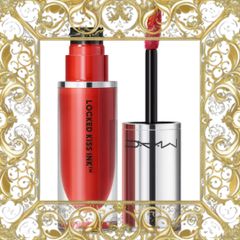 (Nhập Khẩu) Son Kem MAC Locked Kiss Ink 24HR Lipcolour 91 Emphatic Màu Cam Gạch 357467 Hàng Chuẩn