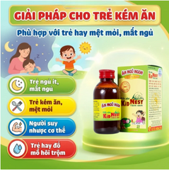 Giúp bồi bổ sức khỏe cho trẻ Yến sào Kid Nest Tâm Sen (150ml)