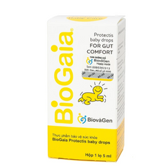 BioGaia Protectis Baby Drops 5ml - Men Vi Sinh Hỗ Trợ Cân Bằng Hệ Vi Sinh Đường Ruột Cho Trẻ