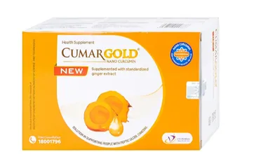 Viên hỗ trợ bảo vệ niêm mạc dạ dày CumarGold Nano Curcumin New CVI (4 vỉ x 10 viên)