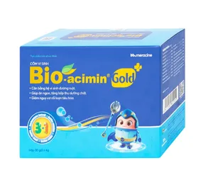 Cốm vi sinh hỗ trợ tiêu hóa Bioacimin Gold Meracine (30 gói)