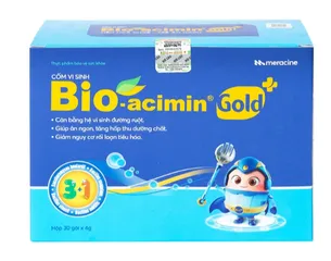 Cốm vi sinh hỗ trợ tiêu hóa Bioacimin Gold Meracine (30 gói)