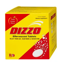 Viên sủi hỗ trợ tiêu hóa Dizzo Rv (12 vỉ x 4 viên)