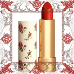 (Cao Cấp) Son Gucci Rouge À Lèvres Satin Lipstick Màu 500 Odalie Red Son Môi Sang Trọng, Màu Đỏ Rực Rỡ, Độ Bám Màu Xuất Sắc, Phong Cách Gucci Chính Hãng