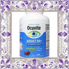 (Đẳng Cấp) Viên uống bổ mắt Ocuvite Adult 50+ của Mỹ 150 viên Giúp tăng cường thị lực và bảo vệ mắt cho người trên 50 tuổi Chính Hãng