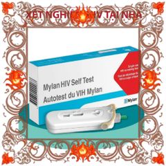 (Cao Cấp) Que Tự Xét Nghiệm HIV Tại Nhà Mylan Bộ Dụng Cụ Kiểm Tra Sức Khỏe Nhanh Chóng và Chính Xác Trong 15 Phút Nội Địa