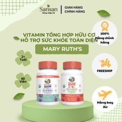 Kẹo Dẻo Vitamin Hữu Cơ Mary Ruth's Toddler/Kids Multivitamin + Postbiotics - Bổ Sung Vitamin & Khoáng Chất Cho Trẻ 2+/4+