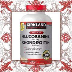 (Bản Mới) Viên uống Glucosamine 1500mg Kirkland Mỹ Hỗ trợ sức khỏe khớp và phục hồi chức năng vận động, 280 viên Chính Hãng