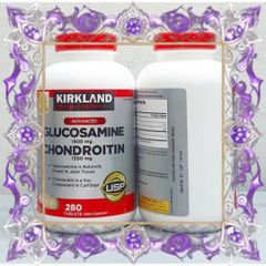 (Bản Mới) Viên uống Glucosamine 1500mg Kirkland Mỹ Hỗ trợ sức khỏe khớp và phục hồi chức năng vận động, 280 viên Chính Hãng