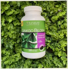 (Hàng Chuẩn) Viên Uống Bổ Não Trunature Ginkgo Biloba 120mg Hỗ Trợ Tăng Cường Trí Nhớ và Tập Trung, 340 Viên Chính Hãng Uy Tín Hàng Chuẩn