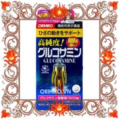 (Hàng Chuẩn) Viên uống Glucosamine High Purity Orihiro (900 viên) Hỗ trợ sức khỏe khớp, giảm đau và tăng cường linh hoạt cho người Hàng Chuẩn