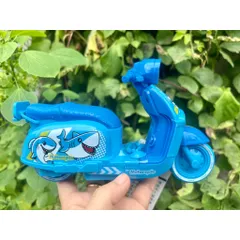 Xe Vespa chạy bằng trớn+pin - Đồ chơi nhựa