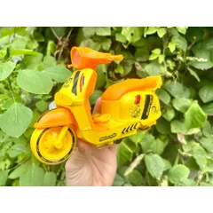 Xe Vespa chạy bằng trớn+pin - Đồ chơi nhựa