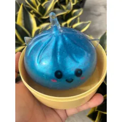 Squishy Bánh Bao (Có Tai) Kim Tuyến hot 2026 - Không Có Đèn