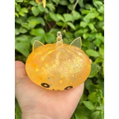 Squishy Bánh Bao kim tuyến (Có Tai) - Dẻo-10cm