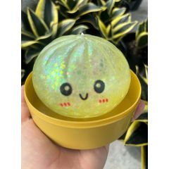 Squishy bóp mềm - Bánh bao kim tuyến - Có Đèn