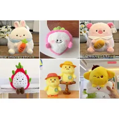 [Xưởng gấu bông] Thú nhồi bông size nhỡ 25cm-45cm rất mềm mịn và đáng yêu