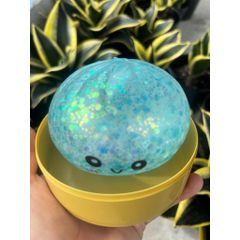 Squishy bóp mềm - Bánh bao kim tuyến - Có Đèn