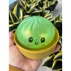 Squishy bóp mềm - Bánh bao kim tuyến - Có Đèn