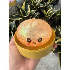 Squishy bóp mềm - Bánh bao kim tuyến - Có Đèn