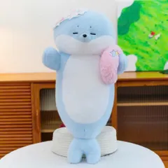 Gấu bông - thú nhồi bông size 60cm hải cầu xanh biển