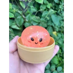 Squishy Bánh Bao kim tuyến size trung