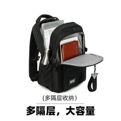 Cặp - Balo màu đen tinh tế, chất liệu bền, dây kéo xịn