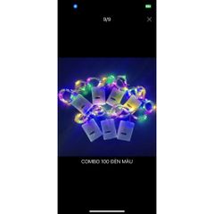 02 Dây đèn led nhiều màu 2m