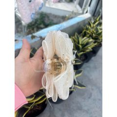 Kẹp tóc hình nơ vải voal kiểu tiểu thư dịu dàng trang nhã thanh lịch