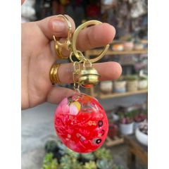 Móc khoá nước hình bánh bao trân châu đầy màu sắc cực cool
