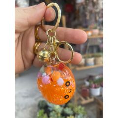 Móc khoá nước hình bánh bao trân châu đầy màu sắc cực cool