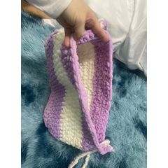 Giỏ đan bằng len size 35x25cm