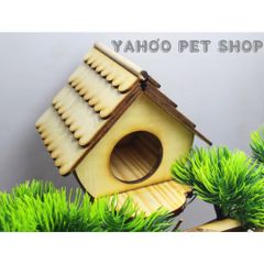Nhà gỗ tổ chim có tầng trang trí hoặc nhà thú cưng