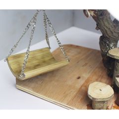 Nhà gỗ tổ chim có tầng trang trí hoặc nhà thú cưng