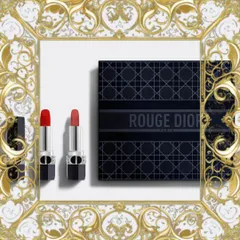 (Đẳng Cấp) Set Son Dior Rouge Dior Duo Collection Màu 999 & 840 Son Môi Cao Cấp Chính Hãng, Đỏ Quyến Rũ và Hồng Thanh Lịch Hàng Chuẩn