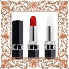 (Cao Cấp) Set 2 Son Dior Rouge Dior Duo Collection Son Màu 999 Velvet & Son Dưỡng Satin 000 Lip Balm 3.5g Chính Hãng Sang Trọng Mẫu Mới